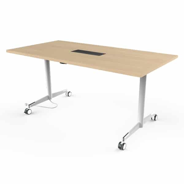 HoFF Flip Training Table with power access hatch