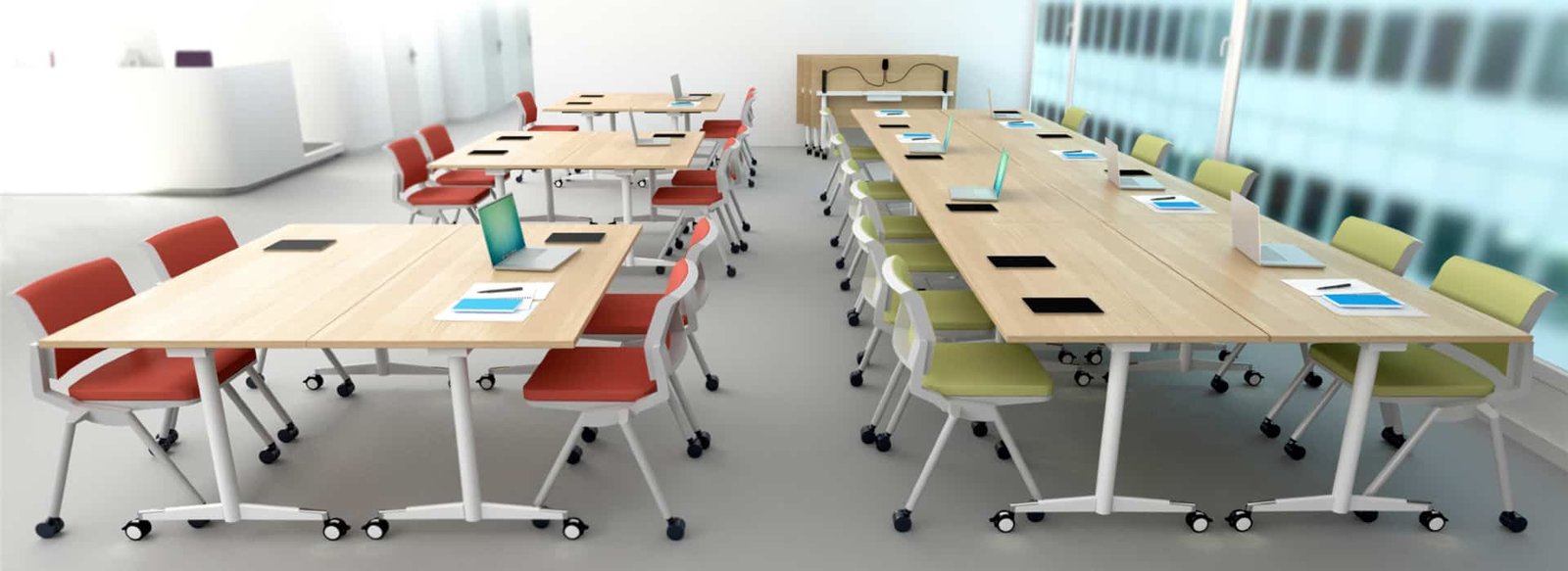 HoFF Flip Training Tables in Modern Class Room 002