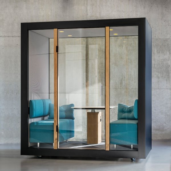 MHAUS Black Office Pod