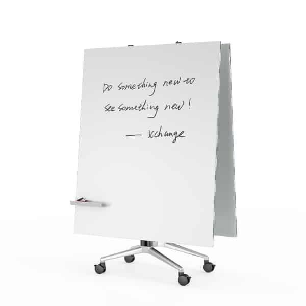 Pivot Mobile Folding Table with whiteboard top