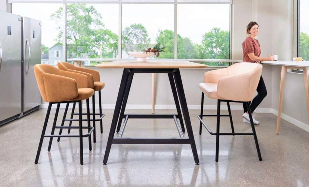 XF Wood Office Standing Meeting Tables