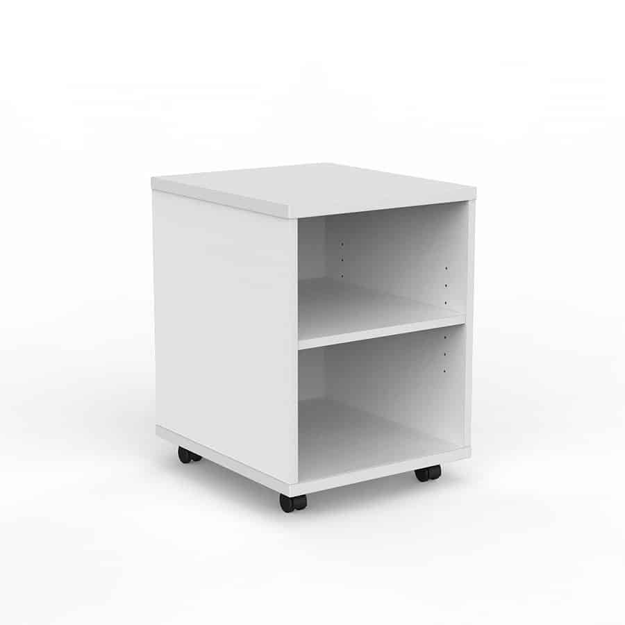 Network Mobile Pedestal  Bookcase Unit - Melamine